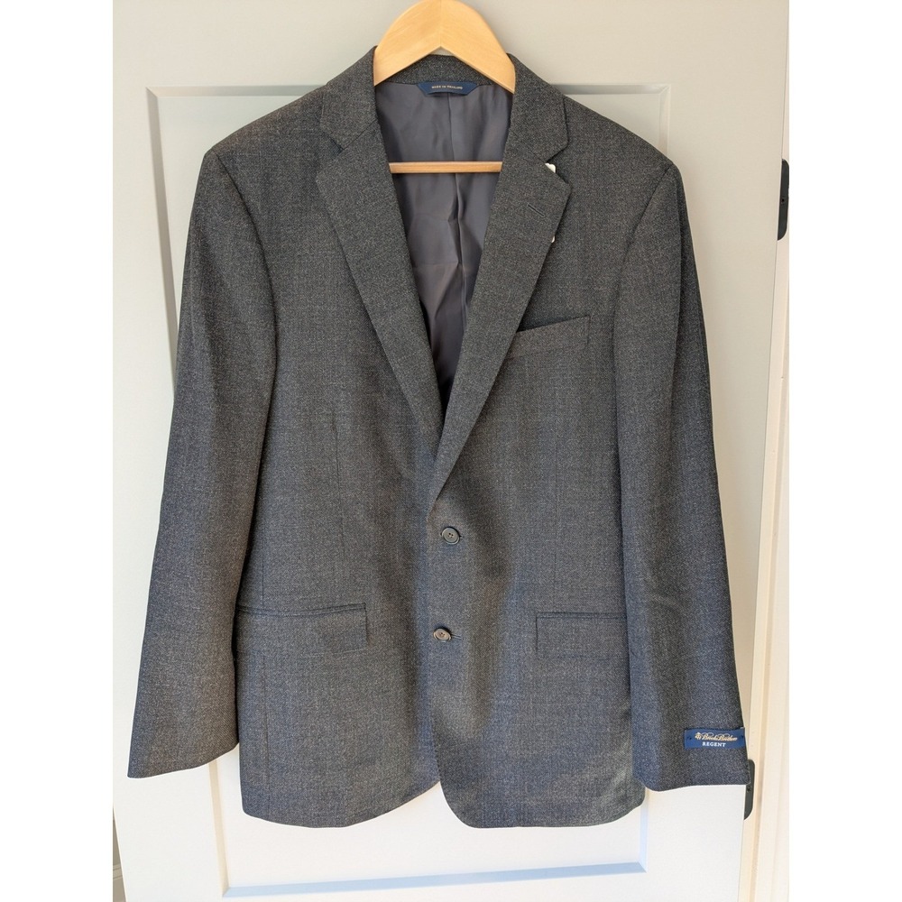 NWT‎ Brooks Brothers Regent Fit Men's Charcoal Wool Sport Coat Blazer 40R